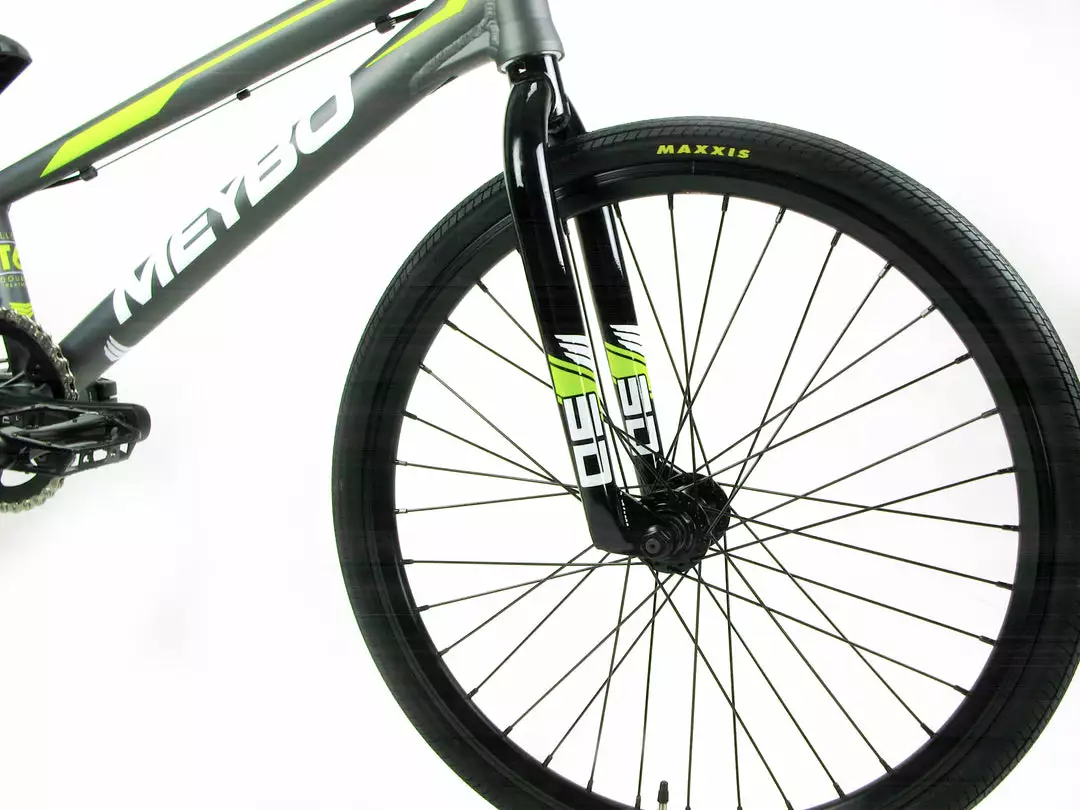 Meybo Clipper Expert XL BMX Race Bike-Grey-White-Lime RACE BIKES 3 Meybo Clipper Expert XL BMX Race Bike-Grey-White-Lime RACE BIKES