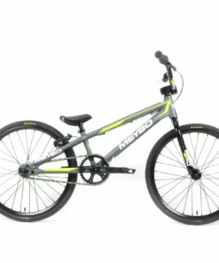 Meybo Clipper Junior BMX Race Bike-Grey-White-Lime