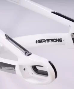 Stay Strong For Life V3 BMX Race Frame-White