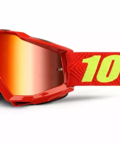 100% Accuri Goggles-Saarinen-Mirror Red Lens PROTECTIVE GEAR