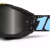 100% Accuri Youth Moto Goggles-Milkyway-Mirror Silver Lens