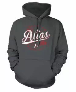 Alias Throwback Hoodie-Charcoal