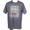 Animal Forty Deuce T-Shirt-Gray-Adult Medium APPAREL