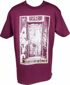 APPAREL Animal Marcy Ave T-Shirt-Maroon/White