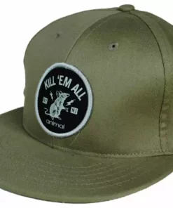 APPAREL Animal Kill'em All Snapback Hat-Tan