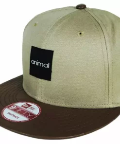 Animal Trail Mix Snapback Hat-Tan APPAREL