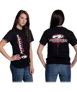 Answer Short Sleeve T-Shirt-Black