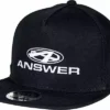 APPAREL Answer Snap Back Hat-Black