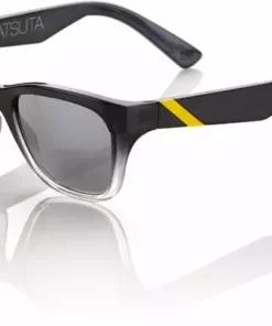 100% Atsuta Sunglasses-Black Fade-Silver Mirror APPAREL
