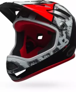 Bell Sanction Helmet-White/Black/Red PROTECTIVE GEAR