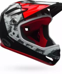 Bell Sanction Helmet-White/Black/Red PROTECTIVE GEAR