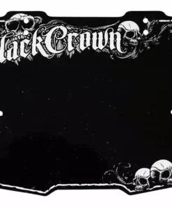 Black Crown Reaper Number Plate-Black-Mini