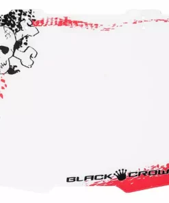 Numbers/Plates/Padsets Black Crown Skull Number Plate