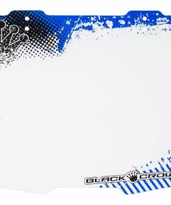 Numbers/Plates/Padsets Black Crown Stripe Number Plate