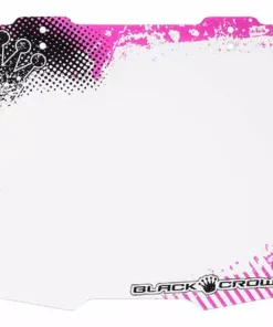 Numbers/Plates/Padsets Black Crown Stripe Number Plate