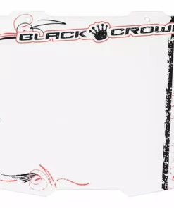 Numbers/Plates/Padsets Black Crown Stunt Number Plate