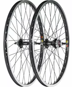Black Ops Cassette Wheelset W/Sun CR18 Rims-32H-20x1 3/8"-Black