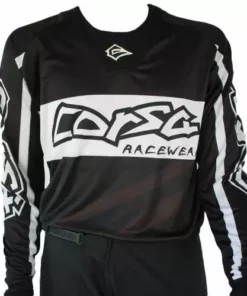 RACE WEAR Corsa Unleashed Jersey-Black/White
