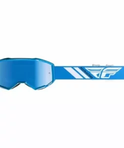 Fly Racing 2019 Youth Focus Goggles-Sky Blue Mirror/Smoke