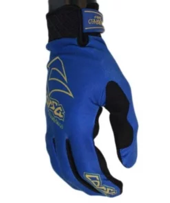 RACE WEAR Corsa Unleashed Velcro Glove-Navy/Gold