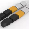 Box X-Ray Replacement Brake Pads-Black/Orange/Grey