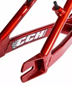 CCH Super Cup Aluminum BMX Race Frame-Candy Red