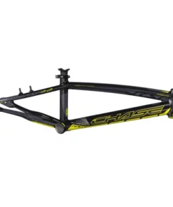 CHASE BICYCLES FRAMES Chase RSP4.0 BMX Bike Frame-Black/Neon Yellow