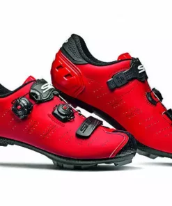Sidi Dragon 5 Clipless Shoes-Red/Black