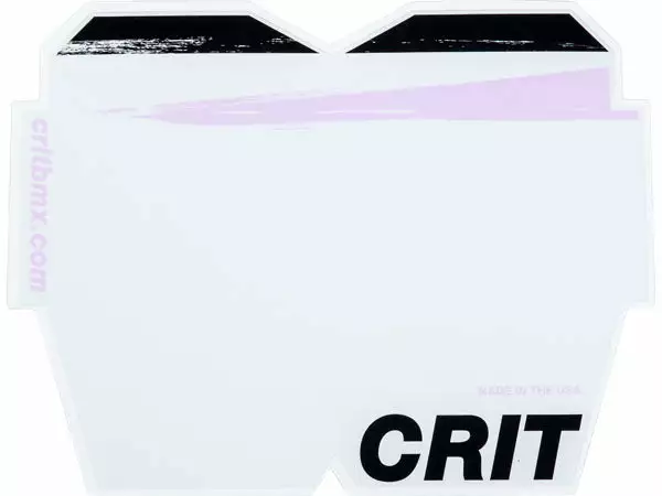Crit Striped Number Plate 3 Crit Striped Number Plate