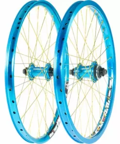 Jrbmx001 Custom Wheelset: Alienation Supercross Wheelset-20x1.75"-Blue