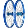 Jrbmx001 Custom Wheelset: Blue Alienation Malice Rims-Blue Onyx Hubs-20x1.75"