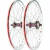 Custom Wheelset: Profile Crupi Wheelset-20x1.75"-White/Red