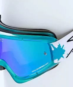 EKS Brand PROTECTIVE GEAR X-Brand Gox Splat Goggles-Liquid Cyan Blue