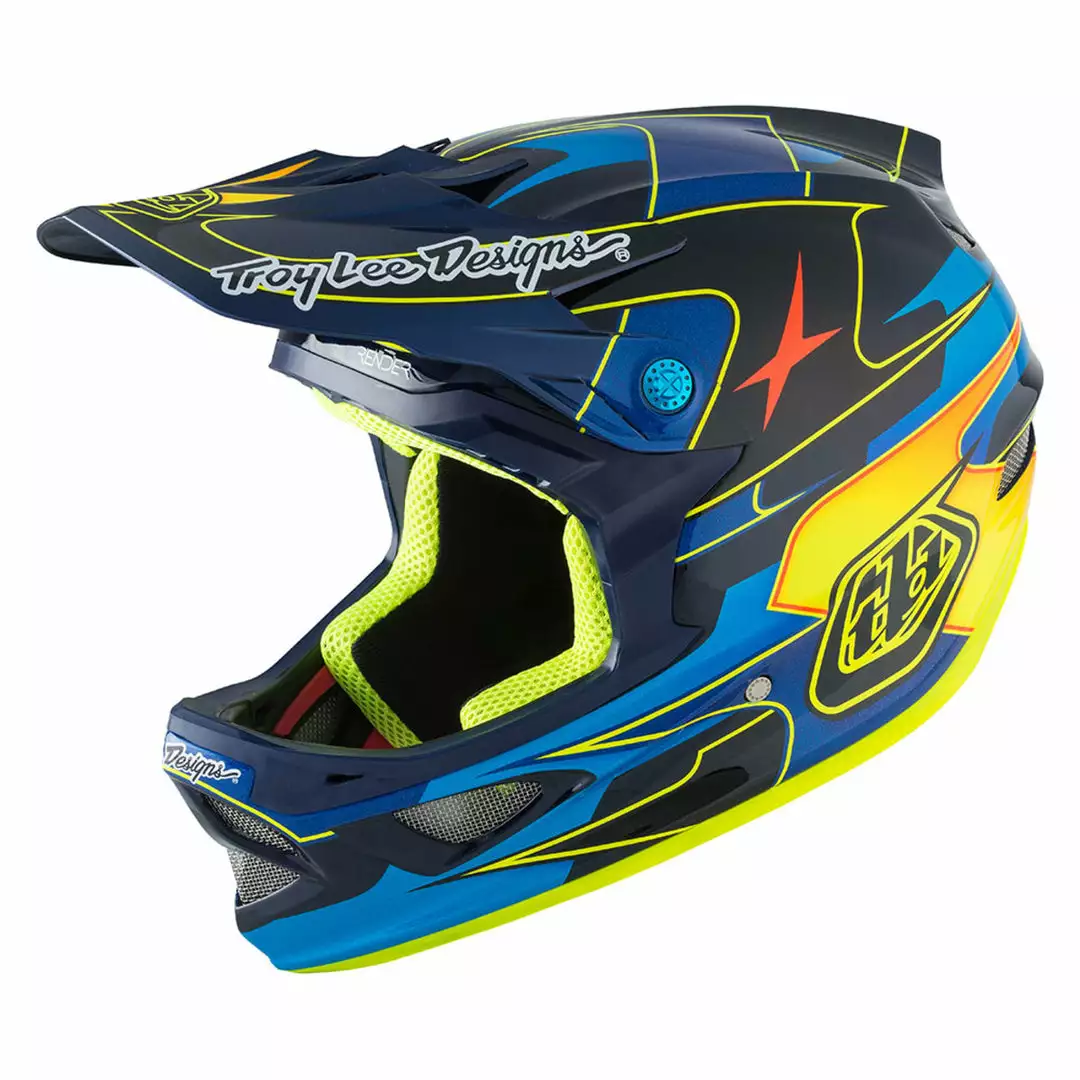 Troy Lee D3 Carbon MIPS Helmet-Render Blue 1 Troy Lee D3 Carbon MIPS Helmet-Render Blue