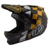 Troy Lee Designs D3 Fiberlite -Raceshop Black/Gold Helmets