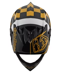 Troy Lee Designs D3 Fiberlite -Raceshop Black/Gold Helmets