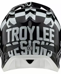 Troy Lee Designs D3 Fiberlite -Raceshop White/Black Helmets