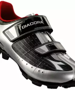 Diadora X Phantom Clipless Shoes-Black/Silver/White
