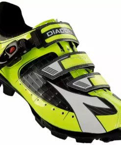 Diadora X-Trivex Plus Clipless Shoes-Black/Yellow