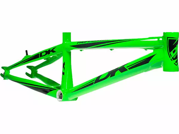 FRAMES DK Professional V2 BMX Race Frame 20mm-Neon Green 1 FRAMES DK Professional V2 BMX Race Frame 20mm-Neon Green