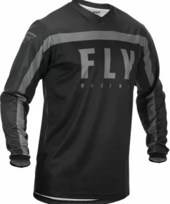Fly Racing F-16 Jersey-Black/Grey RACE WEAR
