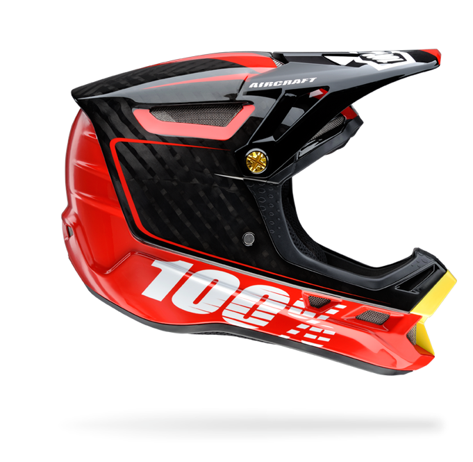 100% Aircraft Downhill Helmet-Bi-Turbo Red 1 100% Aircraft Downhill Helmet-Bi-Turbo Red
