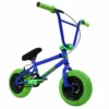 LITTLE BIKES Fat Boy Mini BMX Bike The Assault-Blue W/Green Tires