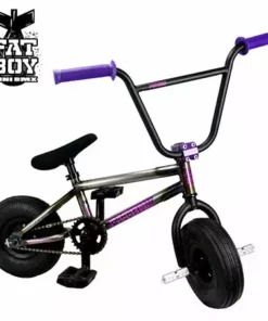 Fat Boy Mini BMX Bike The Assault Pro-Raw/Purple FREESTYLE BIKES