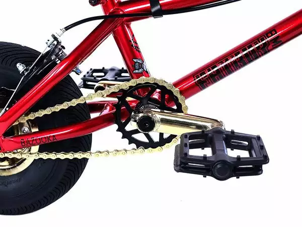 Fat Boy Fatboy Mini BMX Pro Series Bazooka X Bike-Red/Gold 5 Fat Boy Fatboy Mini BMX Pro Series Bazooka X Bike-Red/Gold