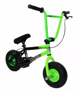 FREESTYLE BIKES Fat Boy Mini BMX Bike The Assault Pro-Neon Green/Black