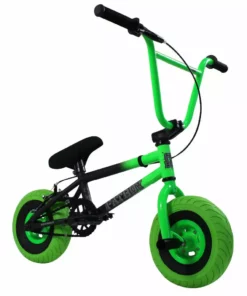 Fat Boy Mini BMX Bike The Assault Pro-Black/Neon Green