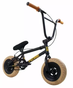 Fat Boy Mini BMX Bike The Assault Pro-Black/Gum Tires LITTLE BIKES