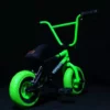 Fat Boy Mini BMX Bike The Assault-Matte Black/Neon Green LITTLE BIKES