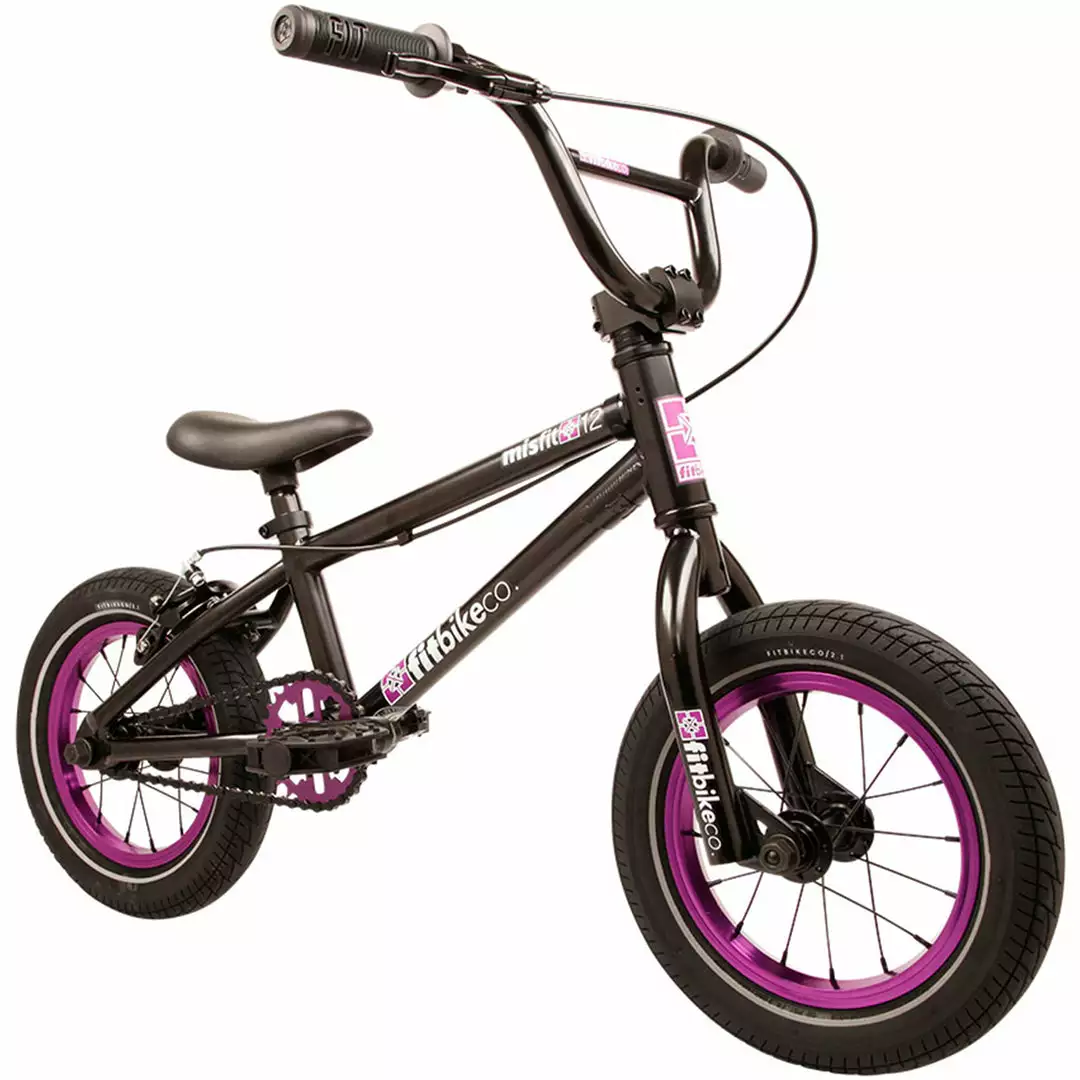 Fit Misfit 12" BMX Bike-ED Black/Purple FREESTYLE BIKES 2 Fit Misfit 12" BMX Bike-ED Black/Purple FREESTYLE BIKES